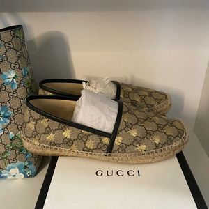 Gucci Supreme Bee Espadrilles